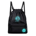 Drawstring Backpack Nylon Backpack Drawstring Bag Digital Print School Bag