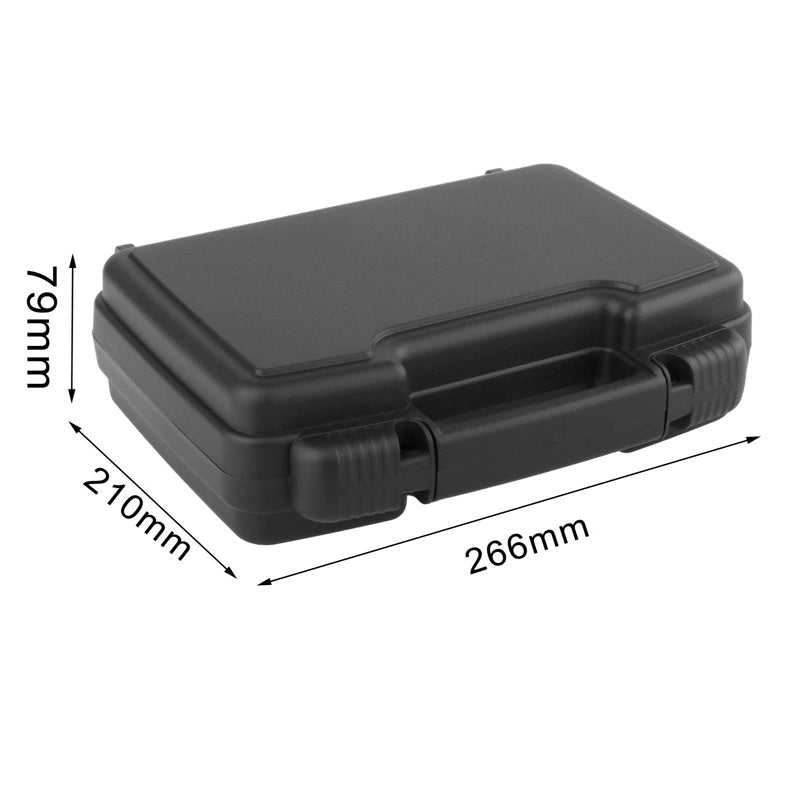Protective Instrument Tool Box Electric Drill Holder Shockproof Lockable Waterproof Suitcase